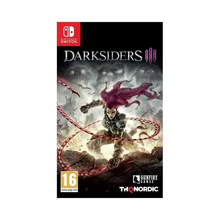 Darksiders 3 game for Nintendo Switch console, PAL Spain