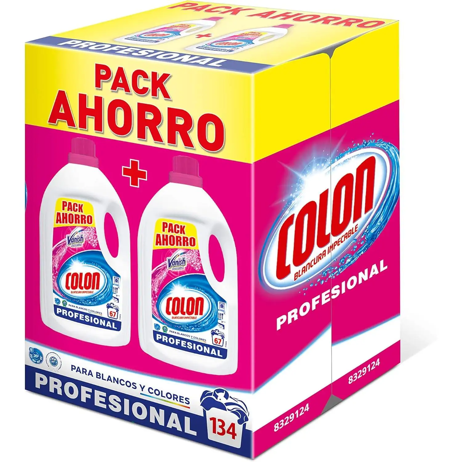 Detergente liquido lavadora  Formato Gel Vanish Powergel (134 lavados) ropas blancas y de colores 7,370L-Colon
