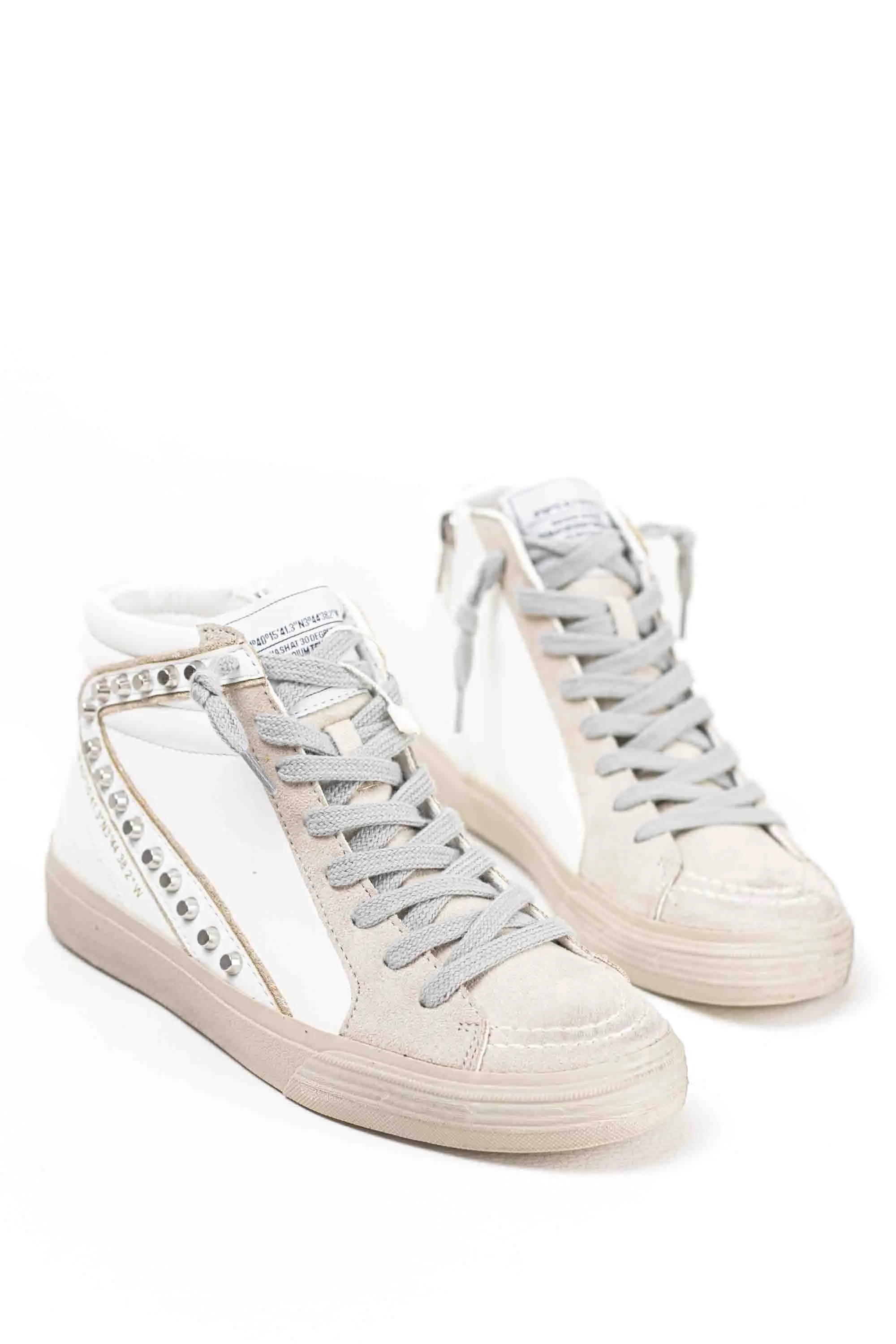 Mynzi Corina lace up glitter platform booty