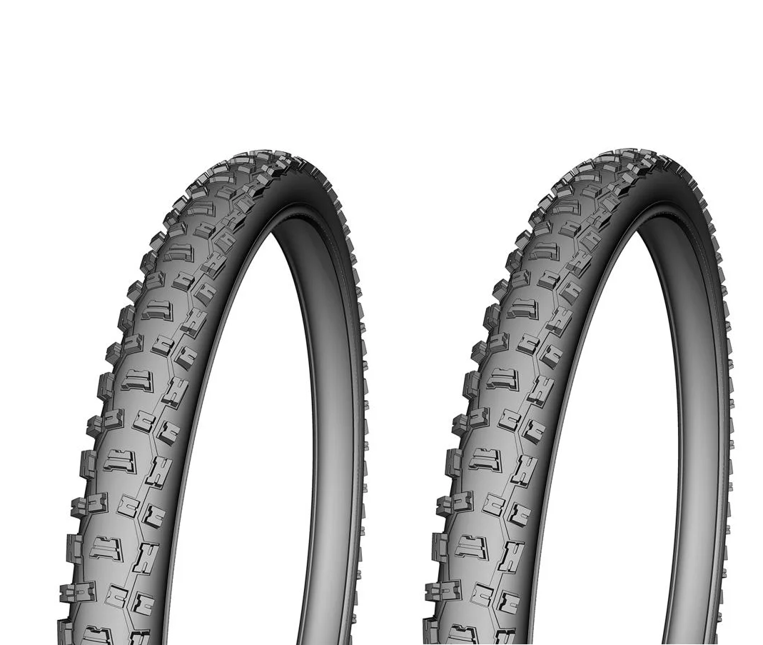Deestone 26"x2.10 MTB Tire in Black, featuring a wire bead design for mountain bikes, provides excellent traction and control on mixed terrains, ensuring durability for your cycling adventures.
