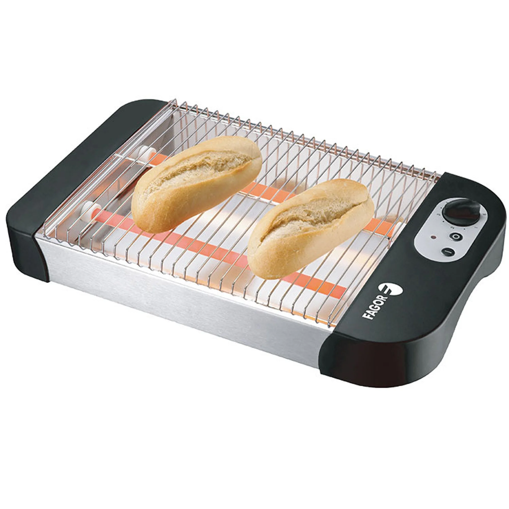 Fagor Quicktoast Horizontal 600W-quick breakfasts-stainless steel