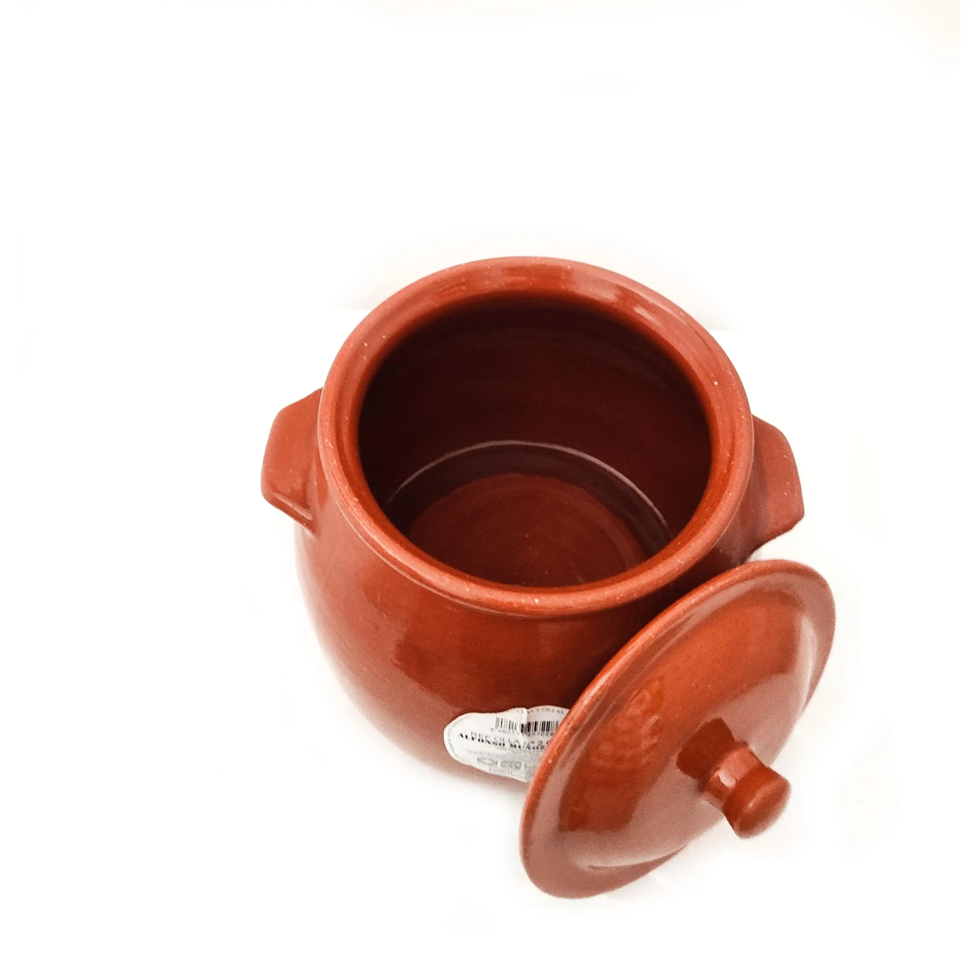 Olla con capacidad de 4.5L | Olla de barro refractario | Olla de cerámica | Puchero| Horno | Cocidos | Guisos | Tradicional | Horno de leña | Fuego lento