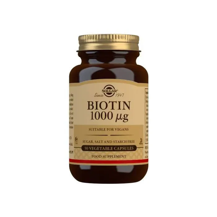 Solgar Biotina 1000mcg 50 Capsulas Vegetales