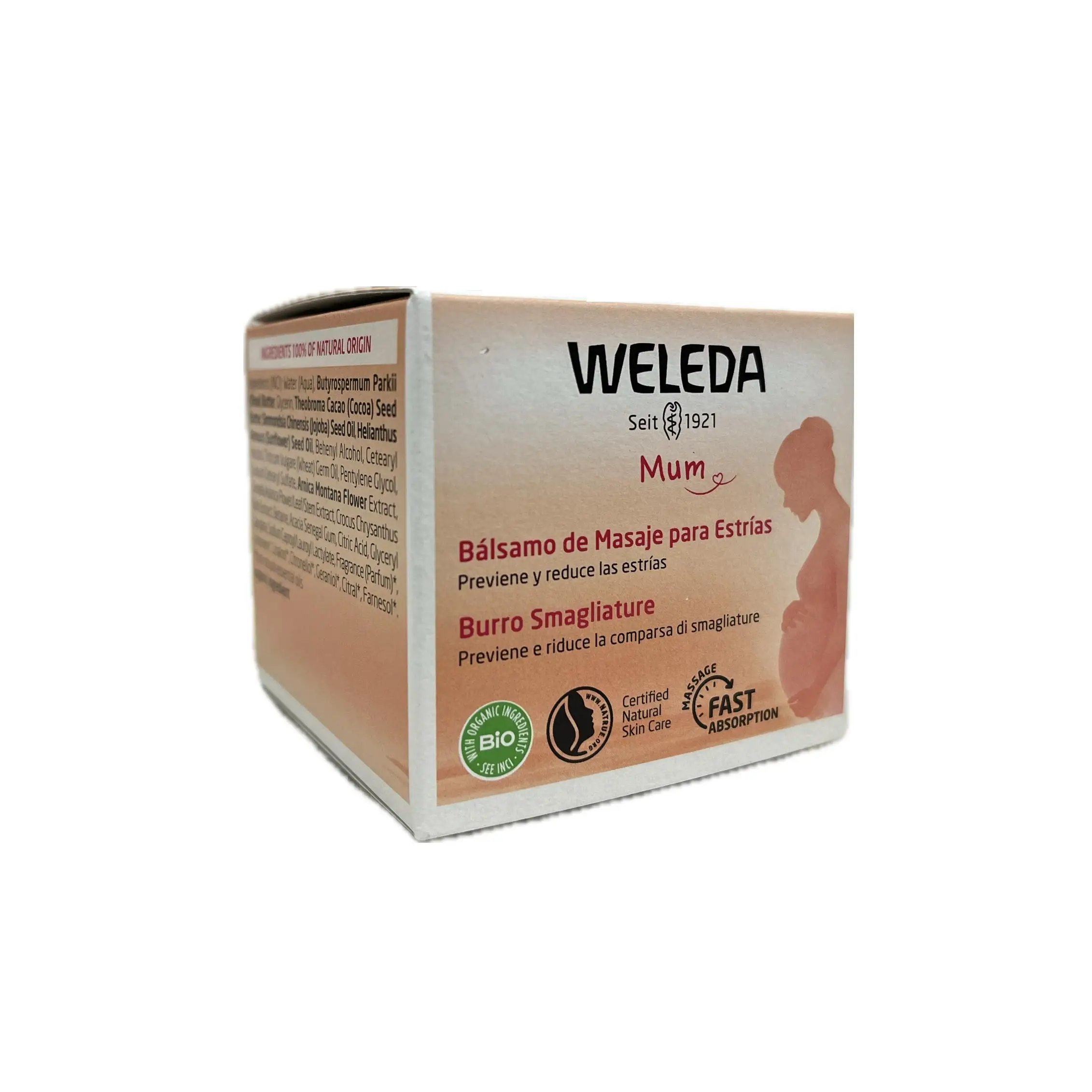 Weleda Mum Bálsamo De Masaje Para Estrías 150Ml