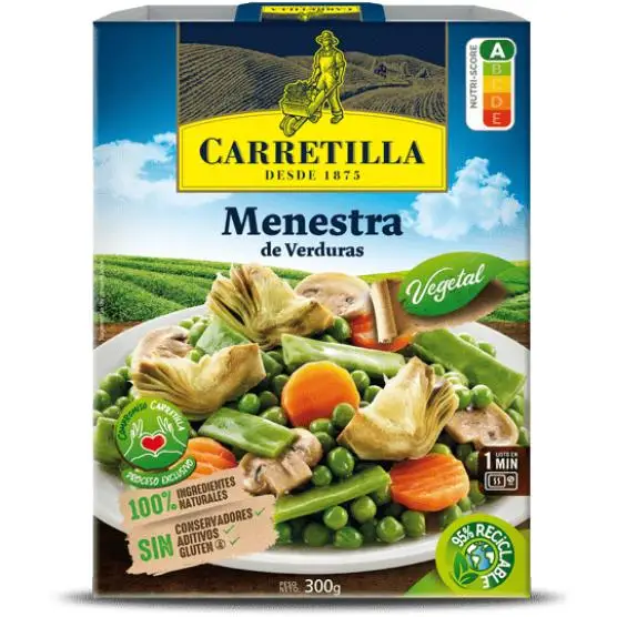 Carretilla Menestra de Verduras 10 Unidades