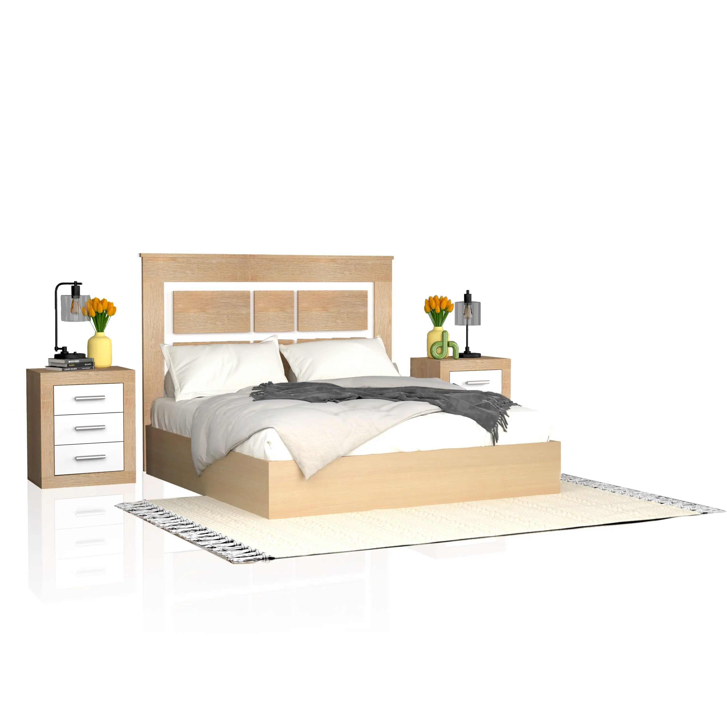 Cabecero con mesitas Kira