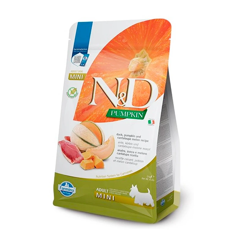 Farmina N&D Pumpkin Adult Mini Pienso de Pato para Perros Pequeños 2kg