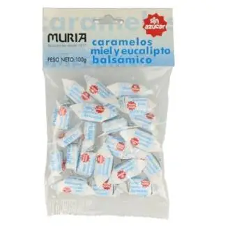 CARAMELOS DE MIEL Y EUCALIPTO s/azucar 100 gr.