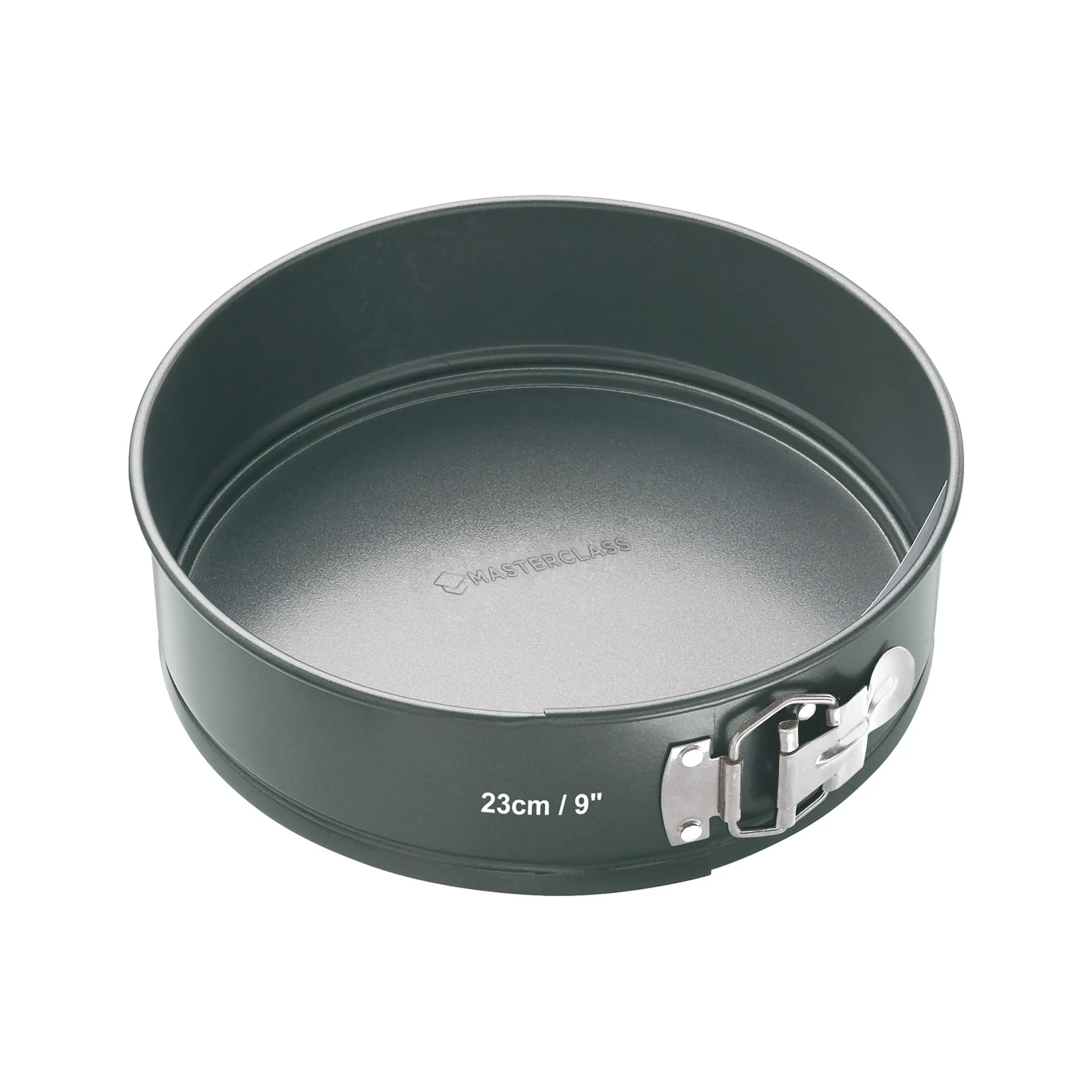 MasterClass Non-Stick Cake Mold, 23cm Round with Removable Base for Baking, perfect for cakes and desserts, ideal baking mold for oven use.