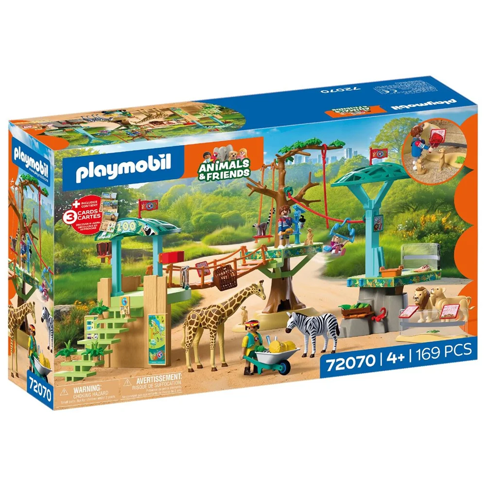 playmobil - playmobil  my life zoo parque de aventuras 72070