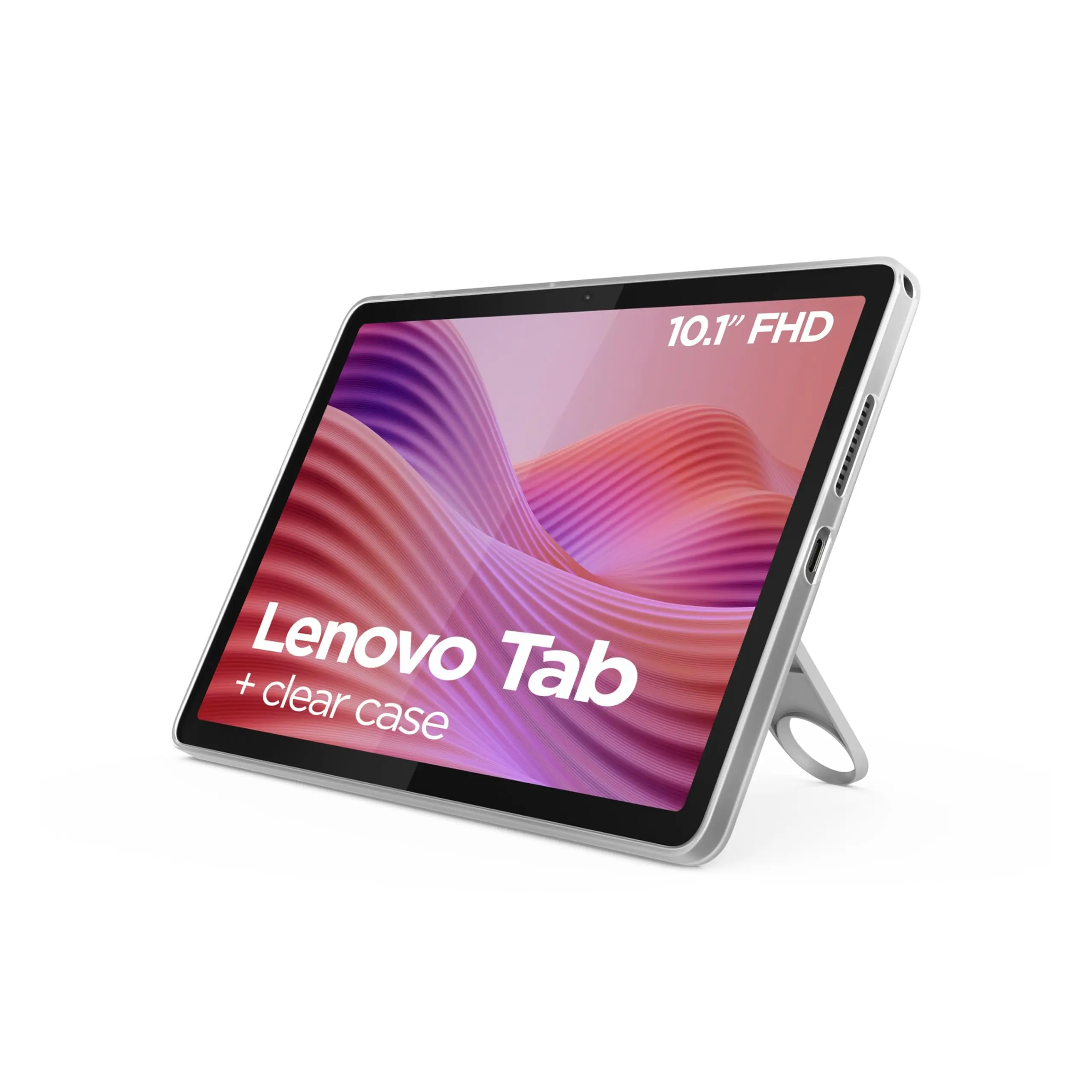 Lenovo Tab – Tablet 10.1" 4G LTE WUXGA (MediaTek Helio G85, 4 GB RAM, 64 GB, 60 Hz, Wi-Fi 5, Bluetooth 5.3, Android 14) Gris Luna – Incluye Funda Transparente