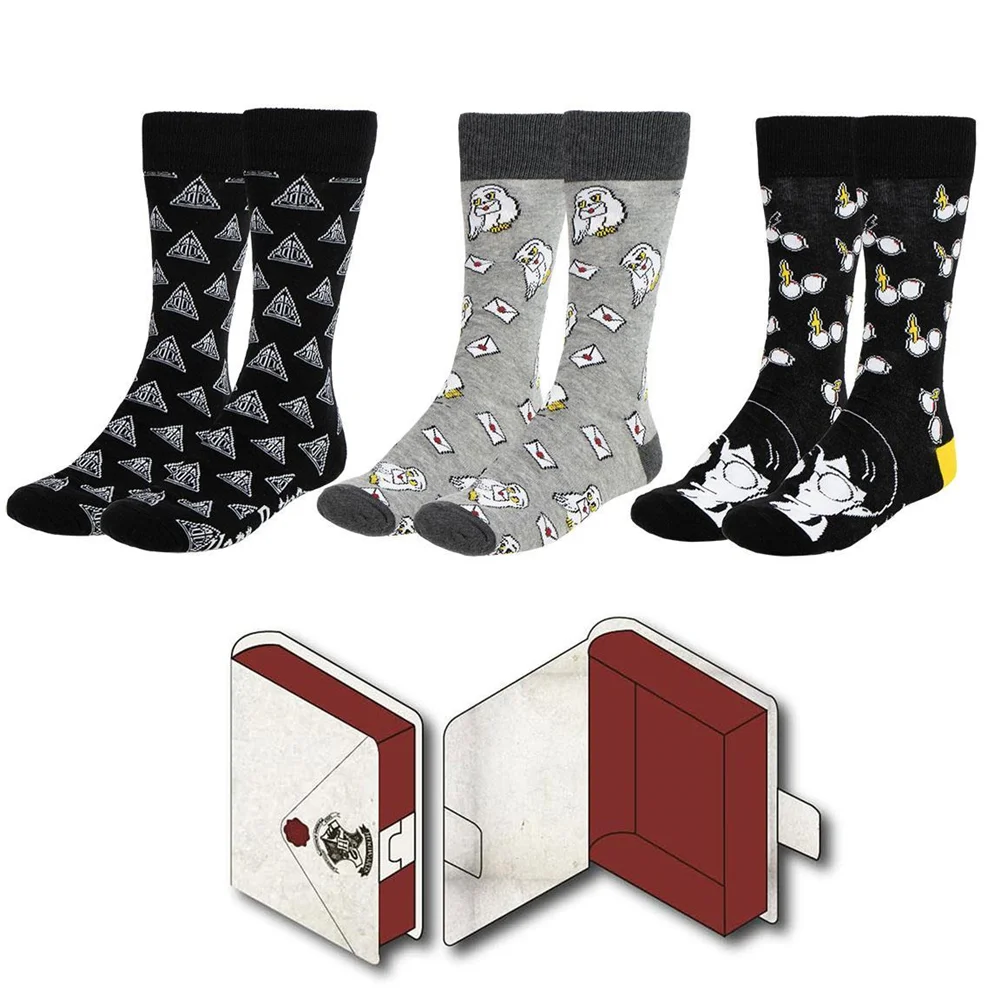 Pack Calcetines 3 Piezas Harry Potter T3845:Tu 38/45 (2900002504)