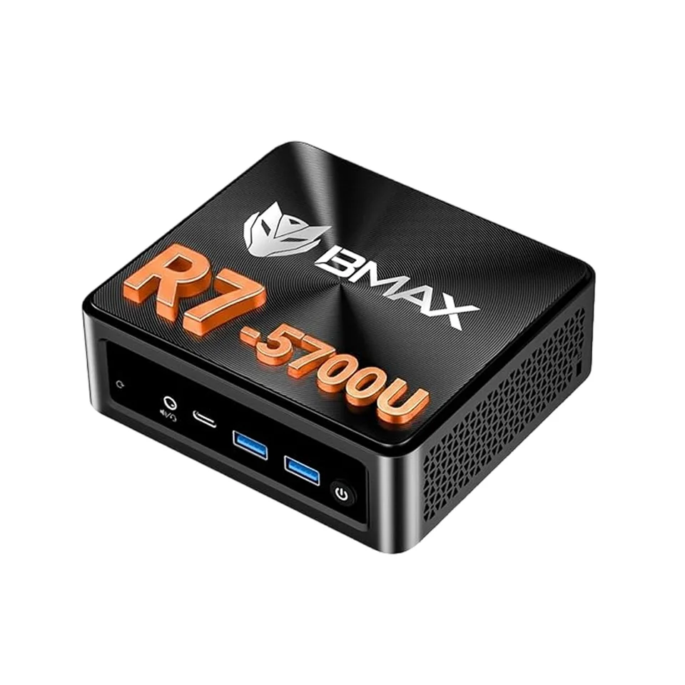 Mini PC BMAX B5A Pro, AMD Ryzen 7 5700U con Gráficos Radeon, 16GB