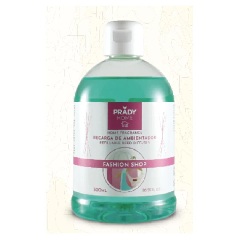 Recambio Mikado 500 ml | Ambientador en Formato Ahorro para Difusores con Varillas: Fashion Shop - Prady