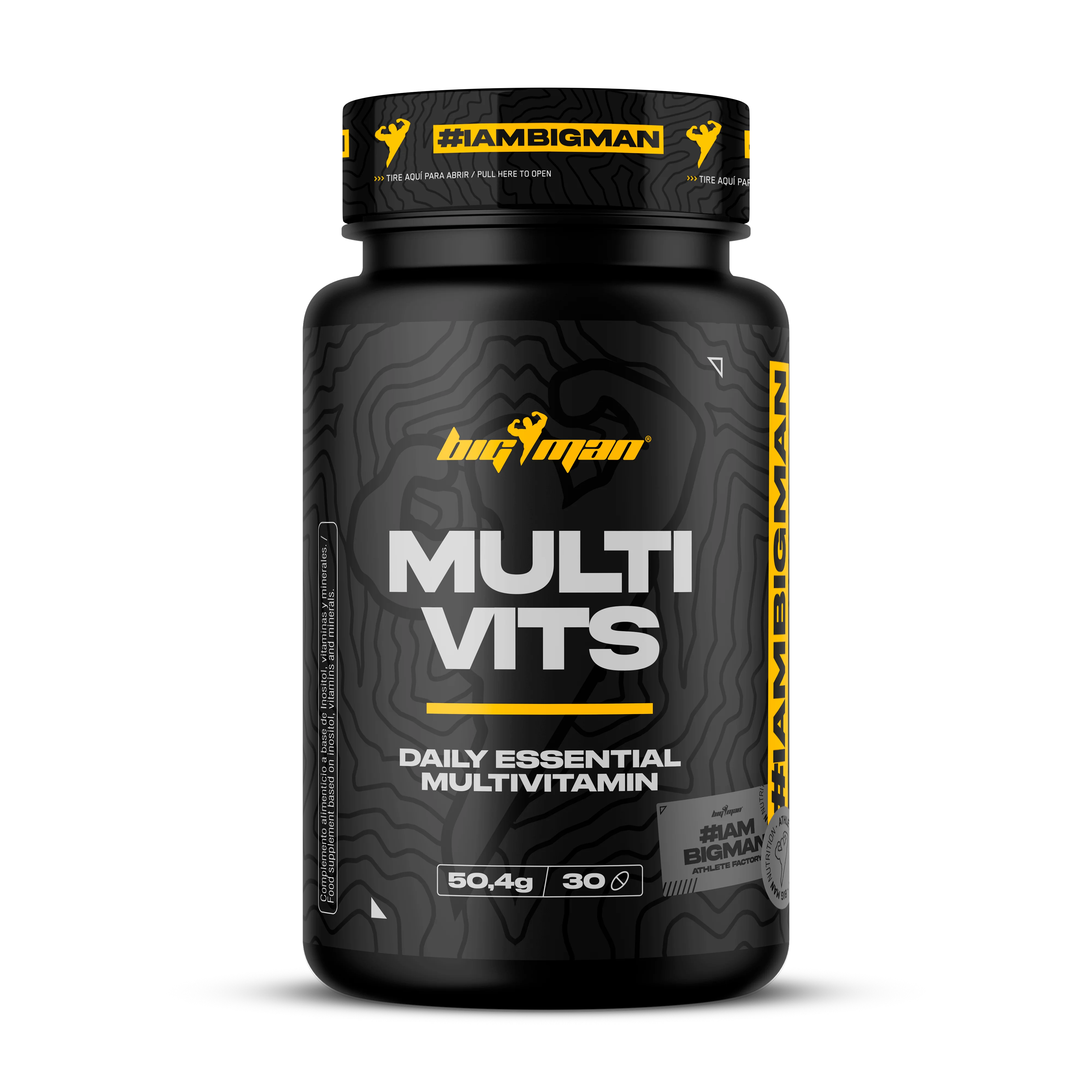 Bigman multi vits 60 caps multivitamin complex for women and men vegetarian athletes recover from your workouts