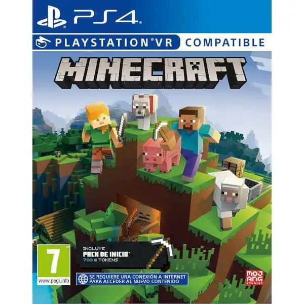 Minecraft Starter Collection Refresh Sony Playtation 4 PAL Spain New Precinct Send in less than 24 hours