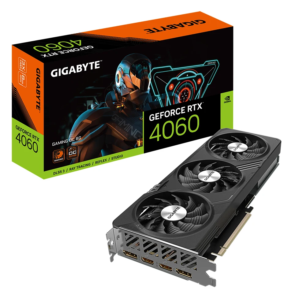 Gigabyte GeForce rtx­4060 GAMING OC 8G NVIDIA GeForce rtx­4060 8 GB GDDR6