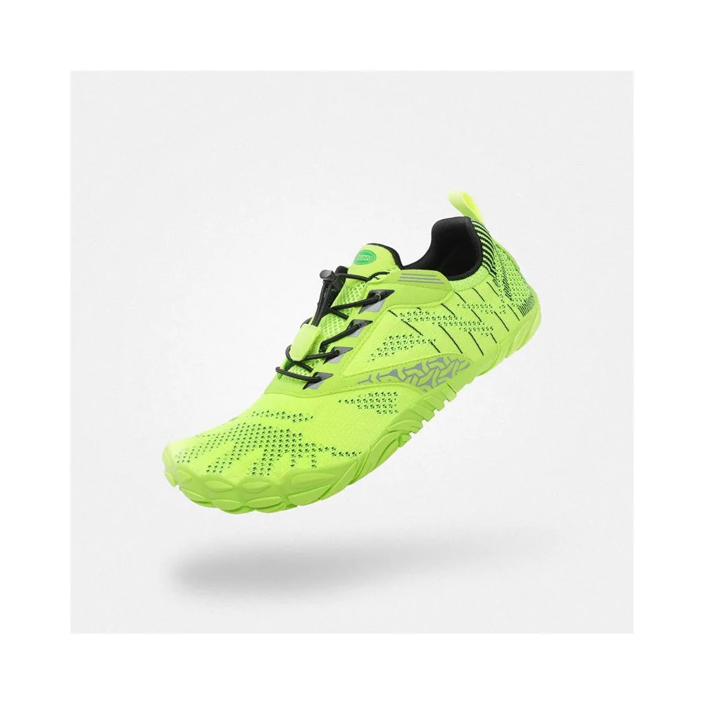 Calzado Barefoot Hombre SAGUARO XZA055FG ZAPATILLA MINIMALISTA VERDE FLUORE 36106 25V
