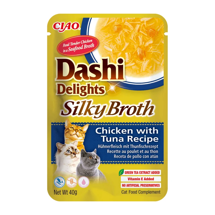 Dashi Delights SILKY BROTH Pollo y Atún 12x40 gr