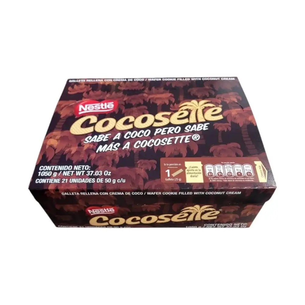 Nestlé Cocosette Galleta con crema sabor a coco - 1050g (21 unidades ) - Azala