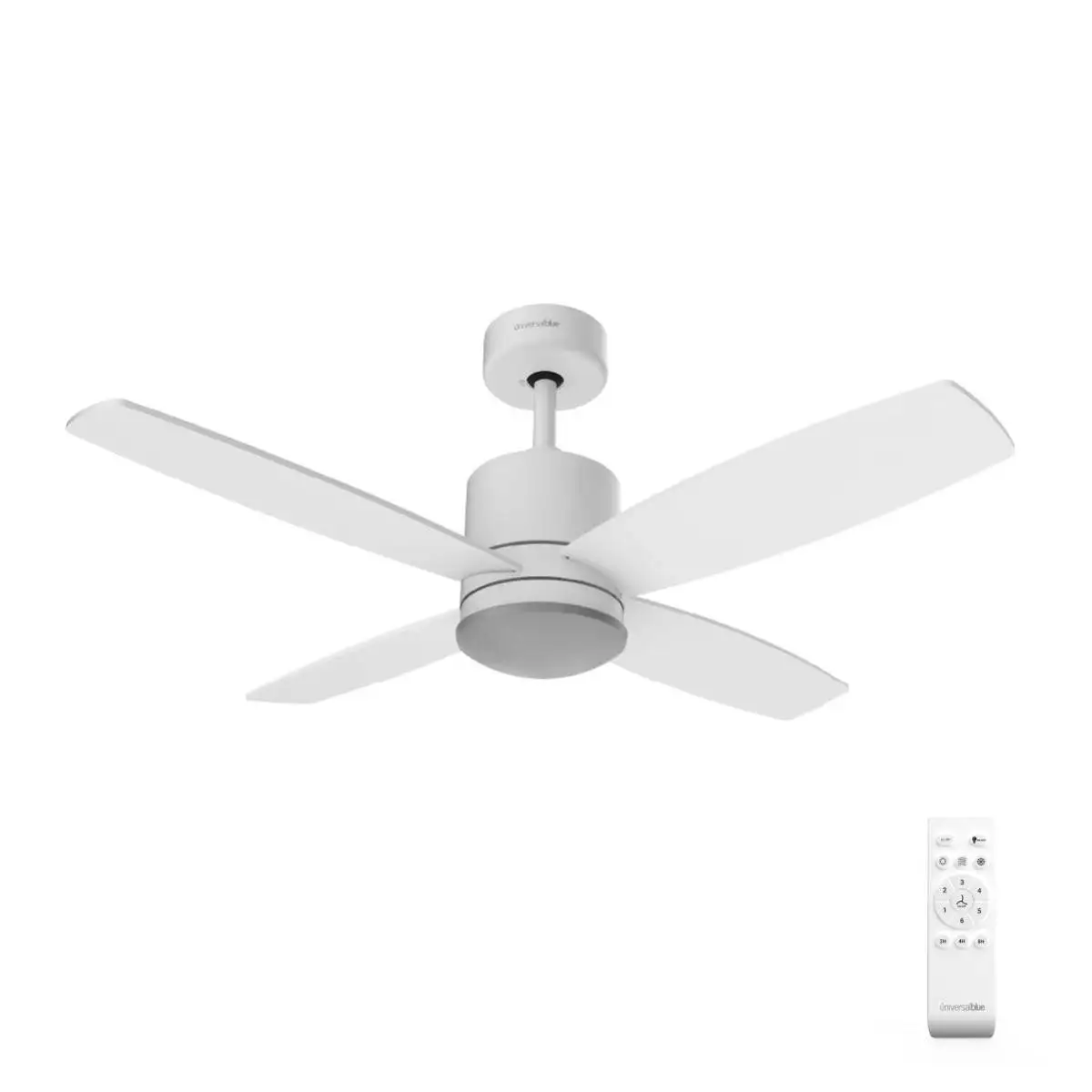 Ventilador de Techo Silencioso con Luz Led Blanco 132cm | UNIVERSALBLUE