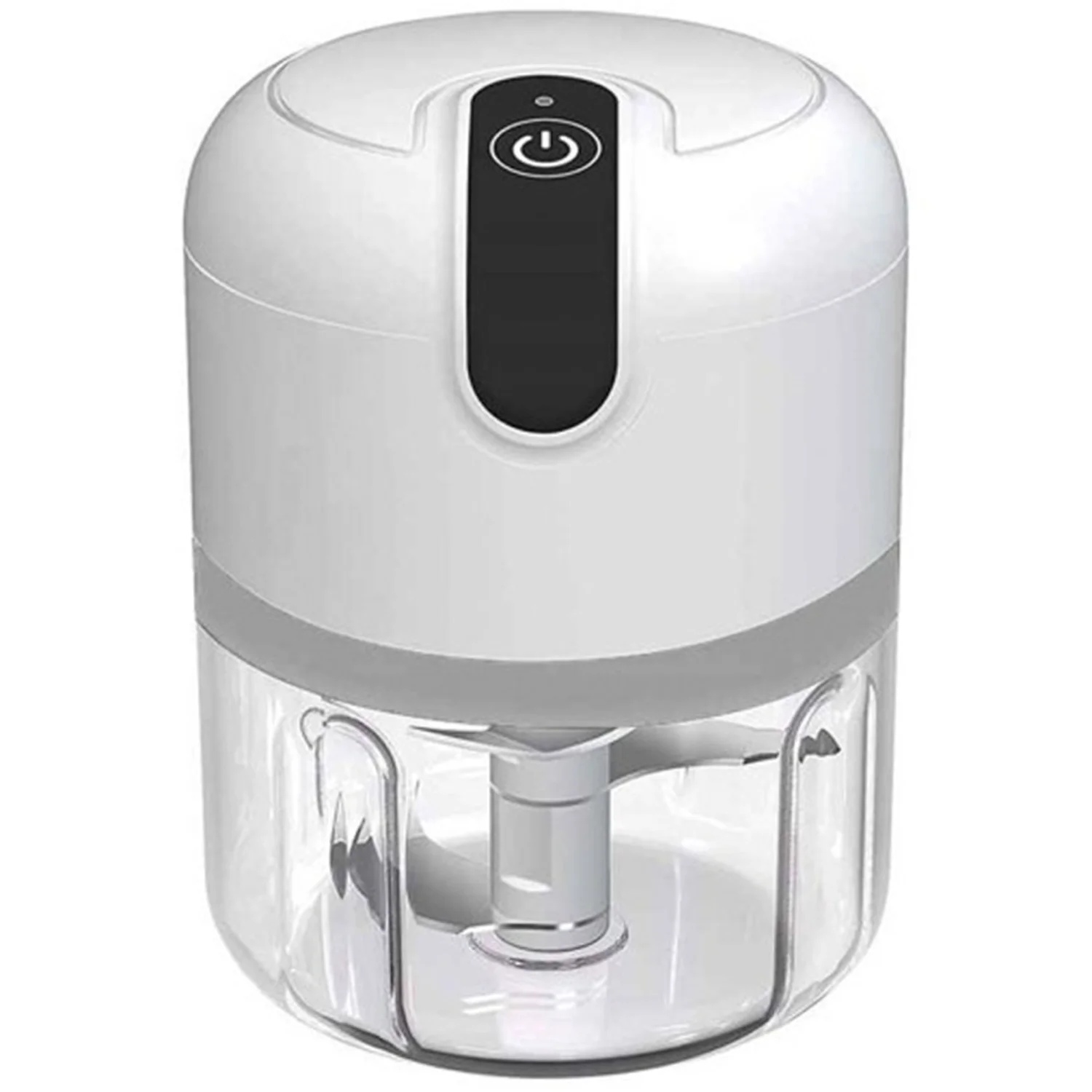 Picadora Electrica de Alimentos, Mini Picadora USB de 250ml de Capacidad, Batería 1300 mAh, 1700 RPM, Trocea, Mezcla, Machaca y Muele, Triple Cuchilla de Acero, Resistente, Fácil de Limpiar, Perfecto para Fruta, Verdura, Carne, Hierbas