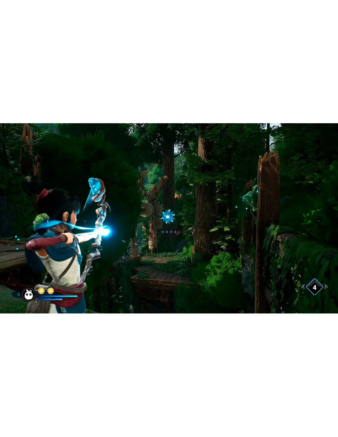 Kena: Bridge of Spirits Deluxe Edition - PS5 Game, Spanish Version, includes original soundtrack, exclusive Kena staff, Rot golden appearance, and physical sticker sheet for ages 12-15, perfect for video game enthusiasts. #3