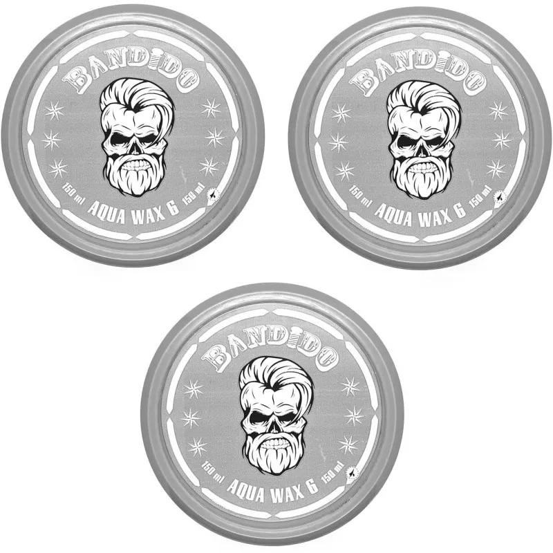 BANDIDO AQUA 6 WAX GRAY 150ML. MAXIMUM HOLD 3 UNIDADES