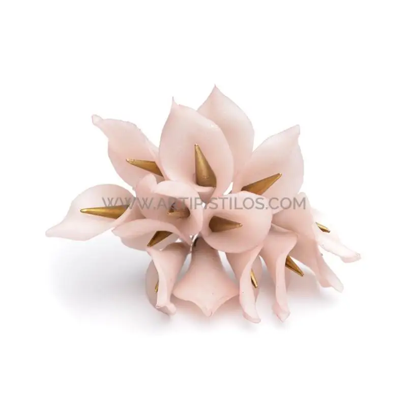 Hoja de Porcelana Fría 3.5 Cm - Flores de Porcelana - Ideal para Decoración