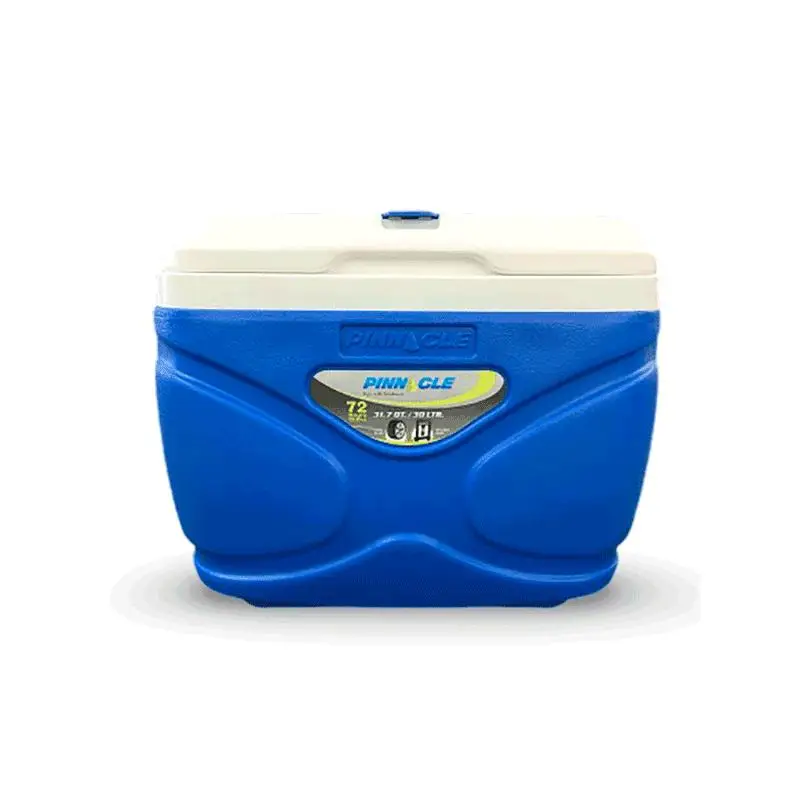 Nevera Portátil con Ruedas PINNACLE (30 l) para camping y senderismo, aislamiento de poliuretano inyectado de alta densidad (4 cm), diseño robusto y móvil ideal para exteriores y viajes.