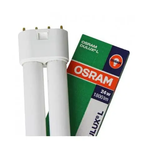 OSRAM - Bombilla fluorescente compacta Dulux L 24W 830 3000K warm white con casquillo 2G11, 1800 lm y duración de 20.000 horas para luces interiores y lámparas de techo