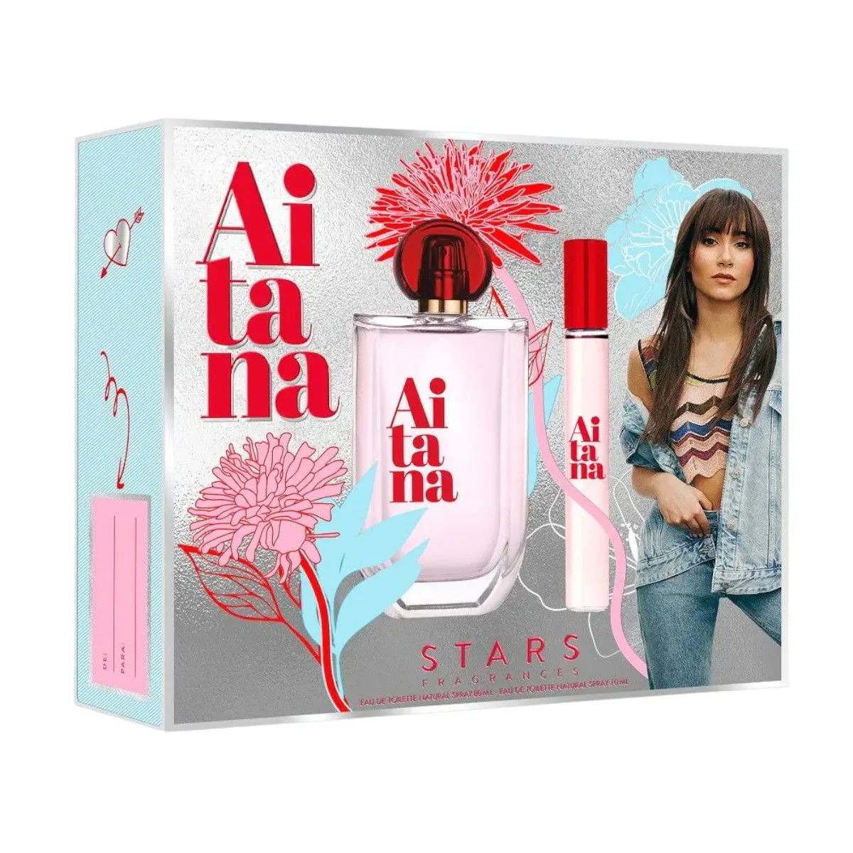 Aitana STARS gift case for Eau de Toilette gift chest for women Spray 80ml + Eau de Toilette 10 ml