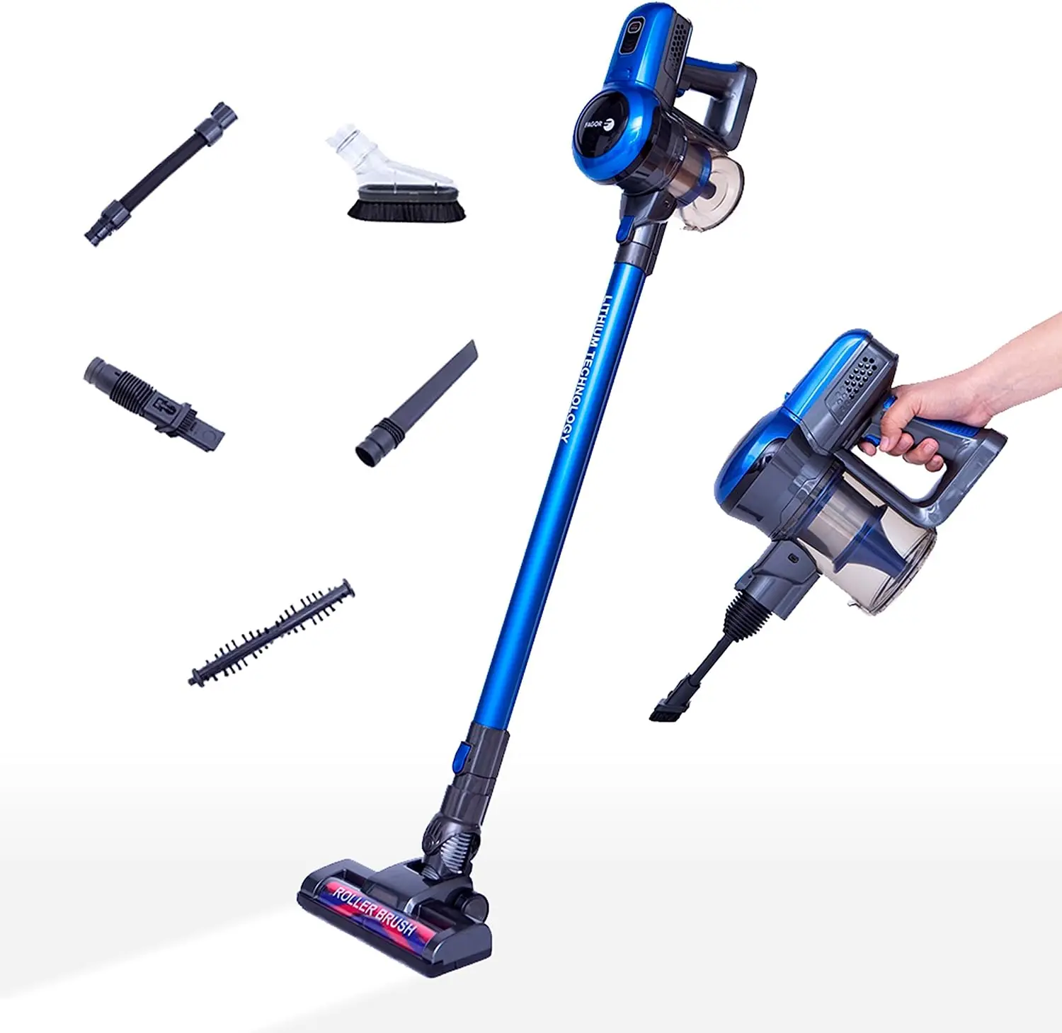 FAGOR ARES FG5562 ASPIRADOR SIN CABLE 2 EN 1 -FAGOR ARES FG5562 ASPIRADOR SIN CABLE 2 EN 1