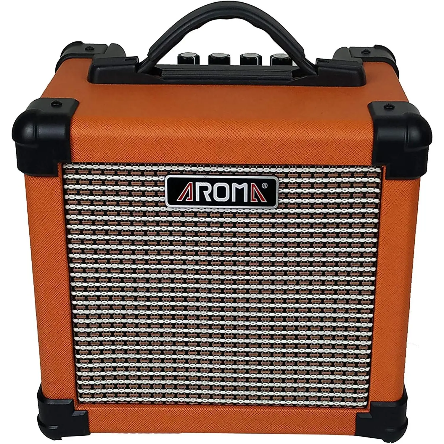 Amplificador Guitarra Aroma Mod.ag-10 Compacto con Control de Gain y Salida Auxiliar