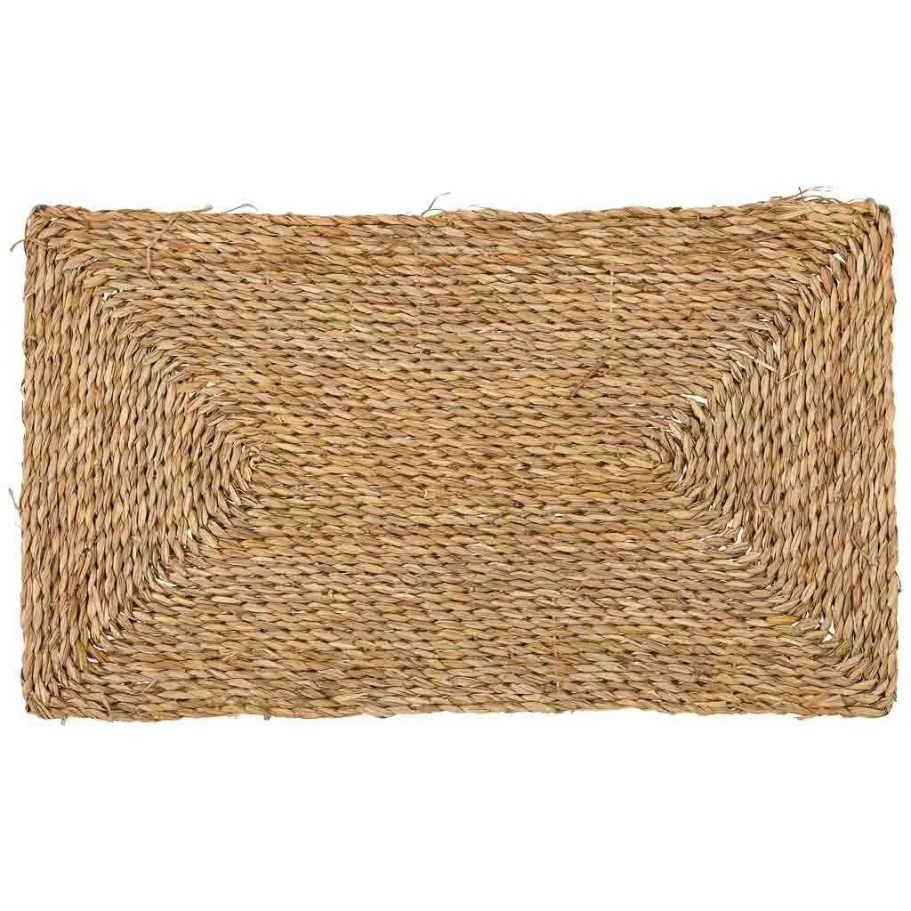 Wonderlust Deco - Felpudo de fibra marrón 60x35x1.2h cm Marrón 60x35x1.2h cm