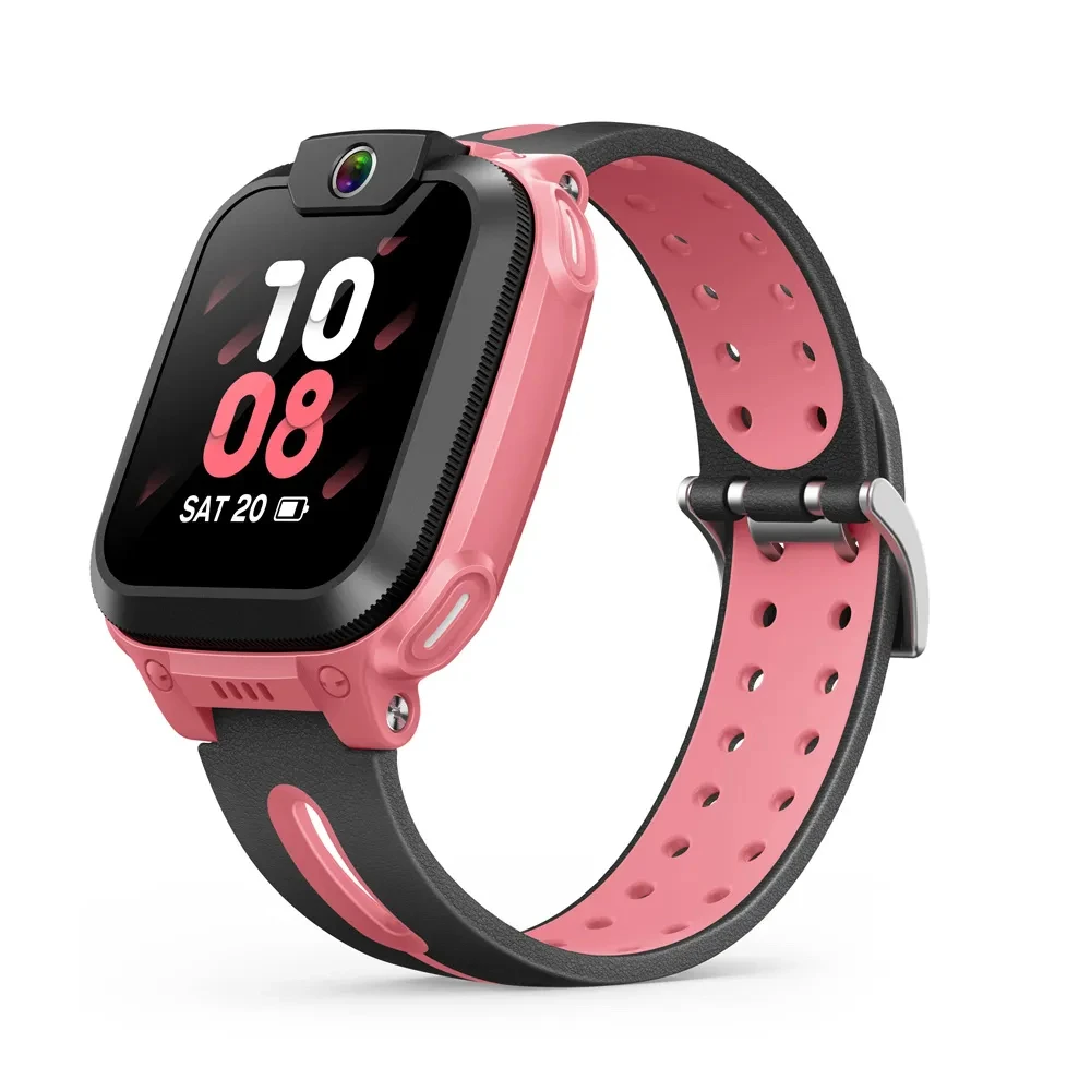 Imoo-z1 4g smart watch for kids, device with 1.3 inch screen, 2mp wide-angle camera, voice messages, gps, ipx8, bt4.2, google pay