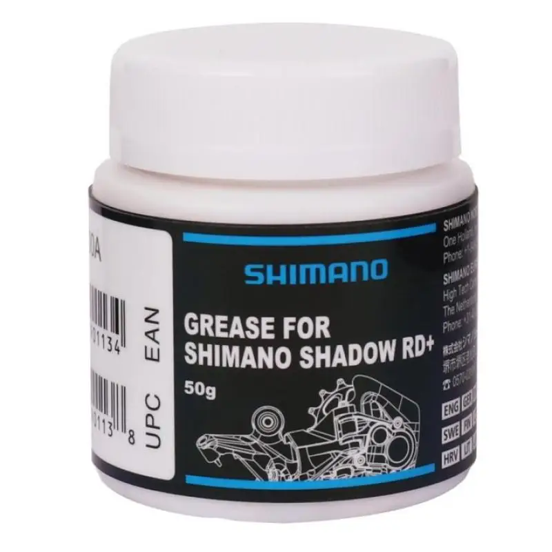 SHIMANO | Grasa Shadow RD+ 50gr - Lubricante especial para el mantenimiento del estabilizador de cadena en los desviadores traseros Shimano Shadow RD+