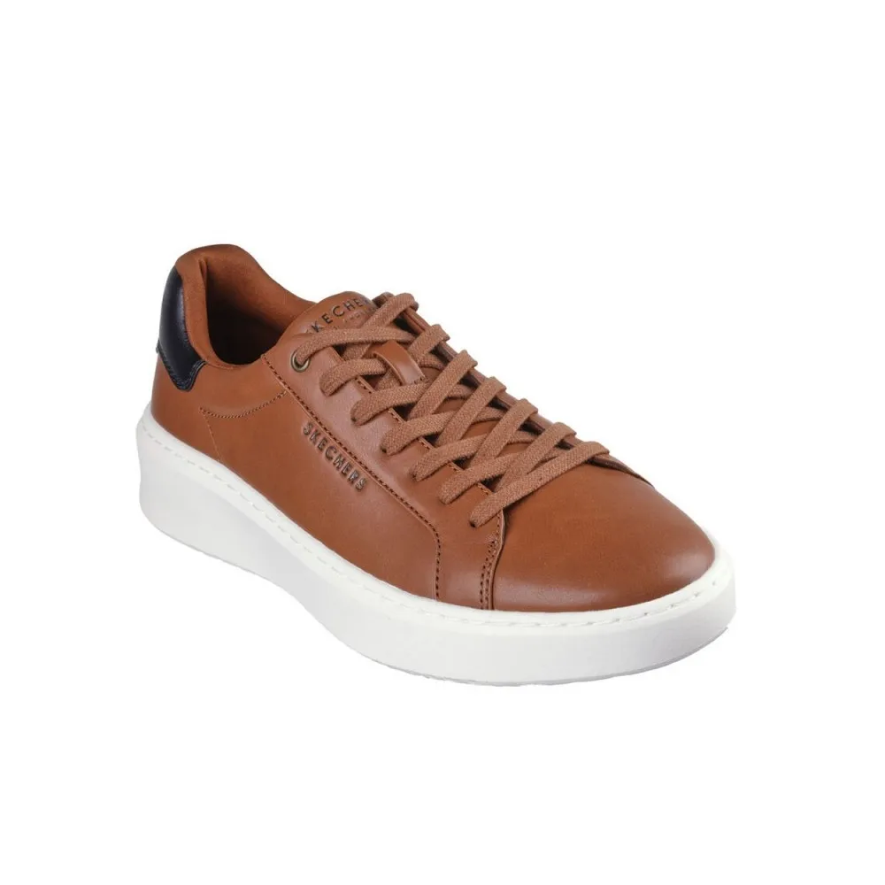 Sneakers Skechers Court Break-suit Sneaker Hombre Cuero