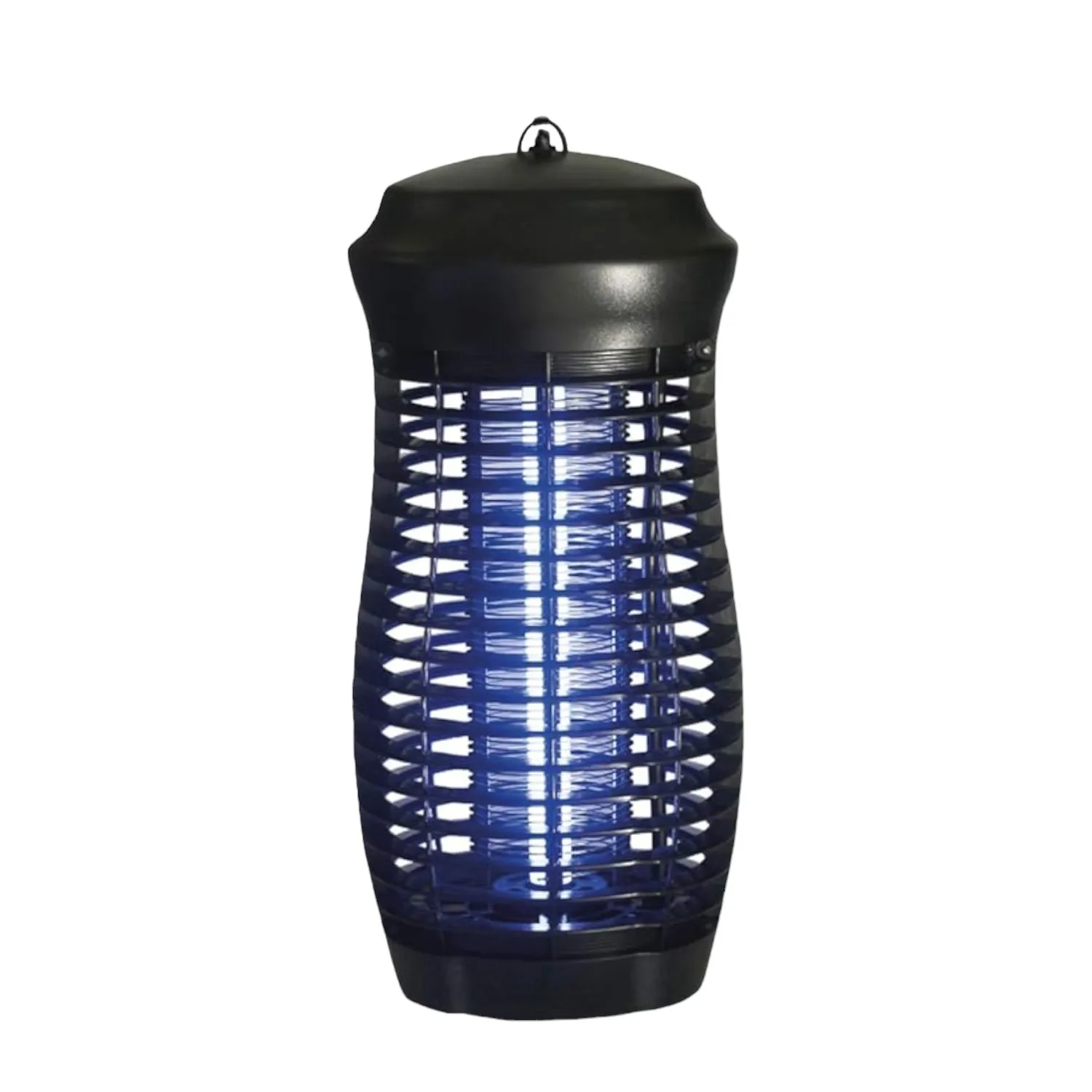 Mata Moscas y Mosquitos Eléctrico KMT Style - Lámpara Antimosquitos Interior - Ilumina y Mata Insectos Voladores - 25m² Cobertura - Luz LED Fluorescente 6W - Color Negro