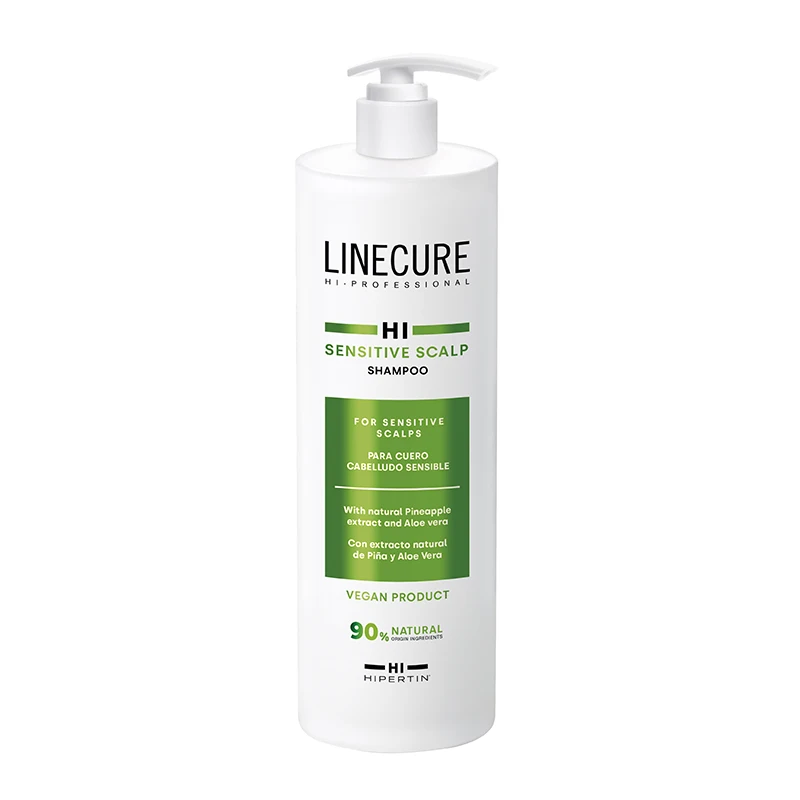 Hipertin Champú Vegano para cuero cabelludo sensible SENSITIVE SCALP, elimina la irritación y protege el cabello - 1000ml