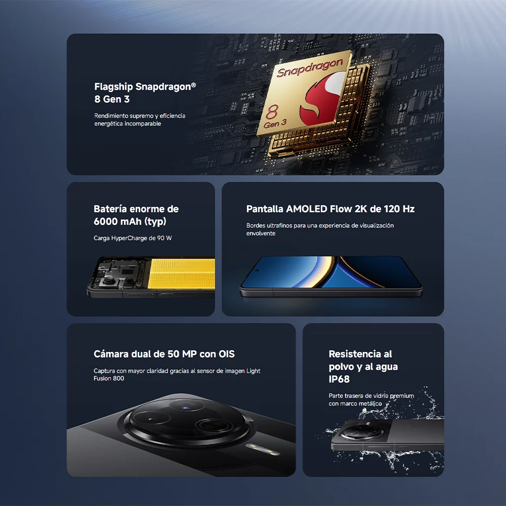 Xiaomi POCO F7 Pro 5G Smartphone with Snapdragon® 8 Gen 3, 12GB+256GB/12GB+512GB, 6.67" AMOLED Flow 2K Display 120Hz, Dual 50MP Camera with OIS, IP68, 6000mAh Battery, Xiaomi HyperOS 2 - Ultra Fast Performance and Long Battery Life. #5