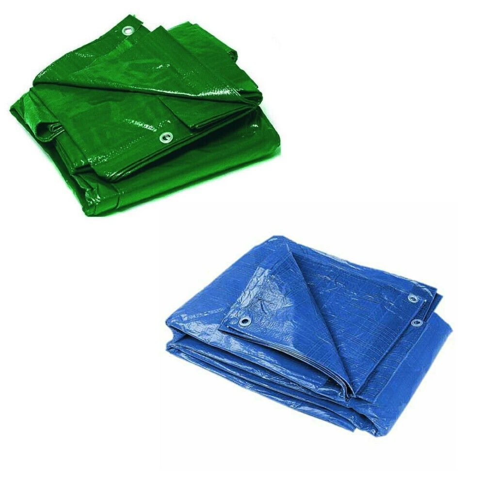 Lona Impermeable Azul o verde con Ojales Reforzados SPSIL COLORFORTE