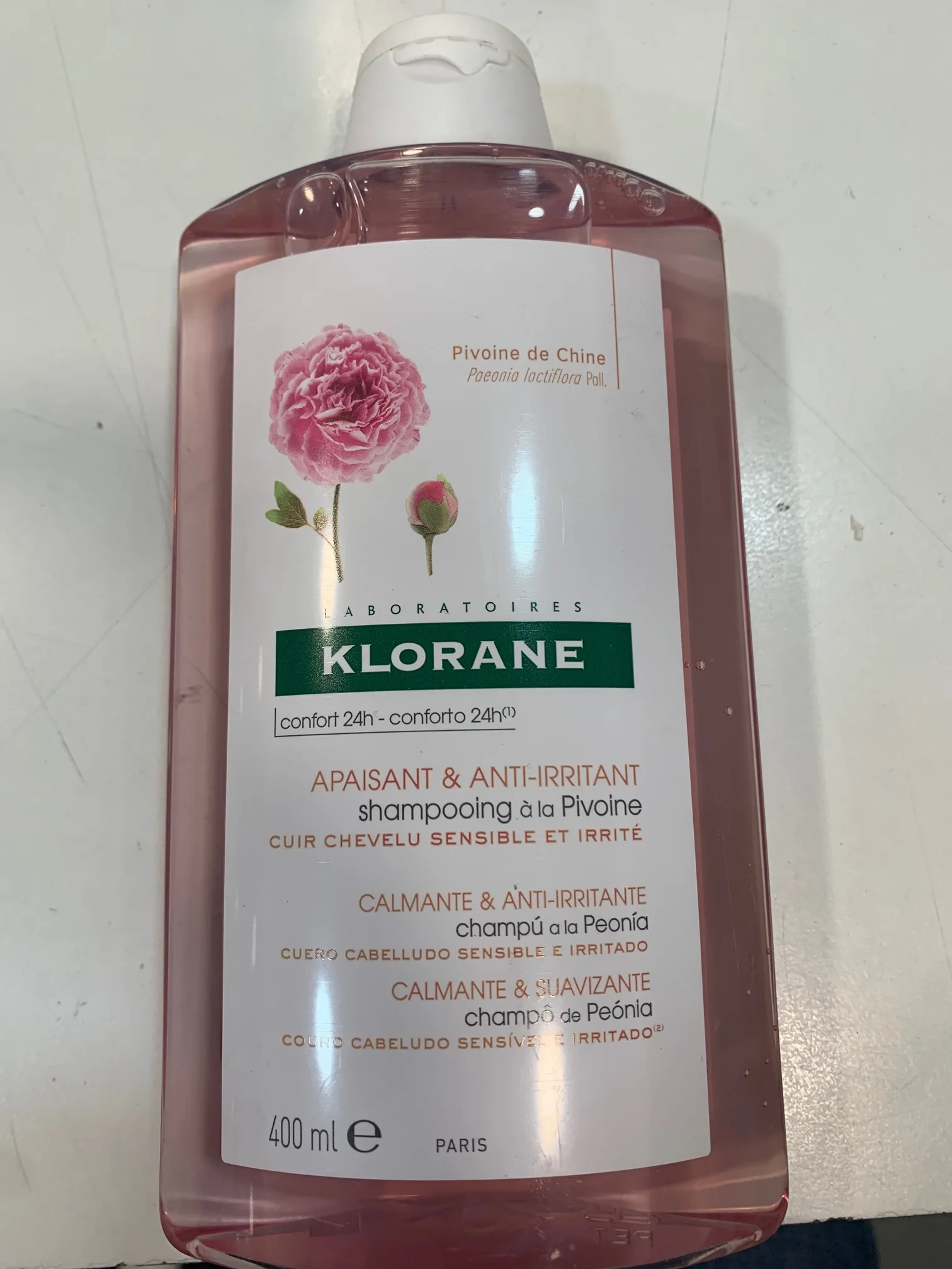 CHAMPÚ KLORANE DE PEONÍA 400 ML