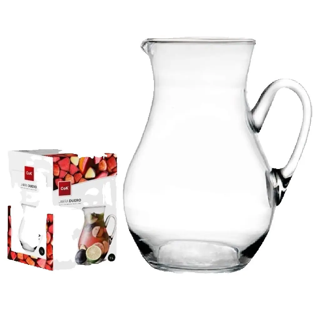 Centímetro Jarra Vidrio,Jarra Servir Duero 2Litros,Glass Jar,Cm,Fespu