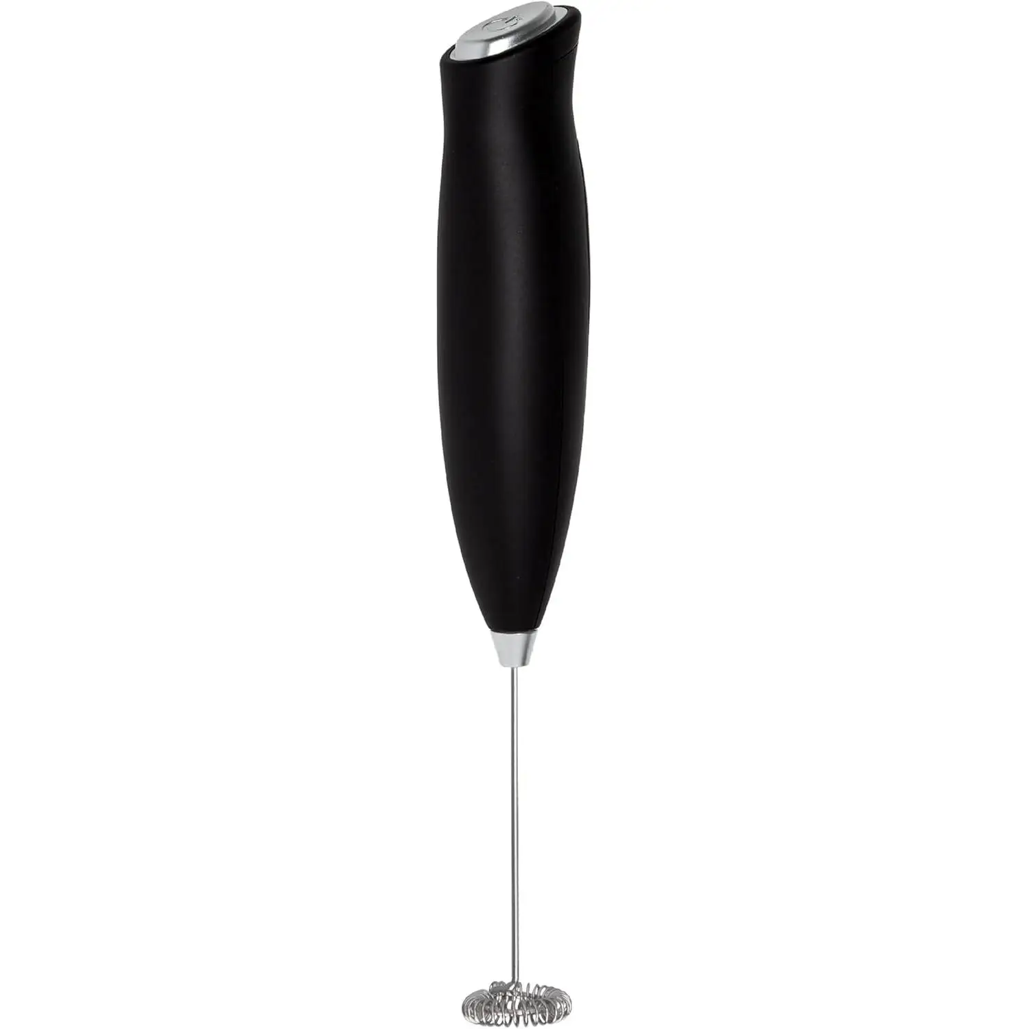 Espumador de leche eléctrico de mano, batidor espumador portátil con varilla de acero inoxidable, ideal para capuchino, café latte, frappé y chocolate caliente, batidor de leche para uso doméstico