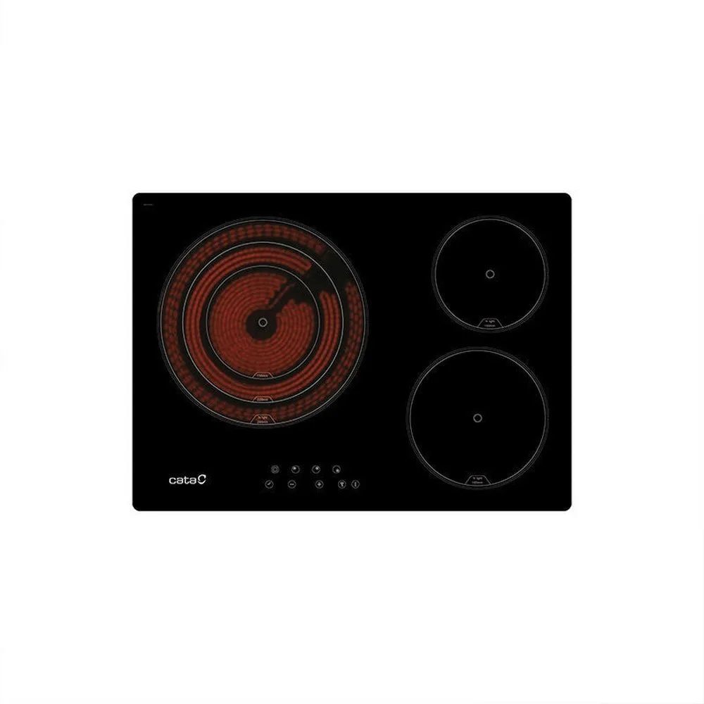 VITROCERAMICA INDEPENDIENTE RADIANTES CATA TT 5003/G 3 ZONAS COCCION ANCHO 60 CM FONDO 43,5 CM