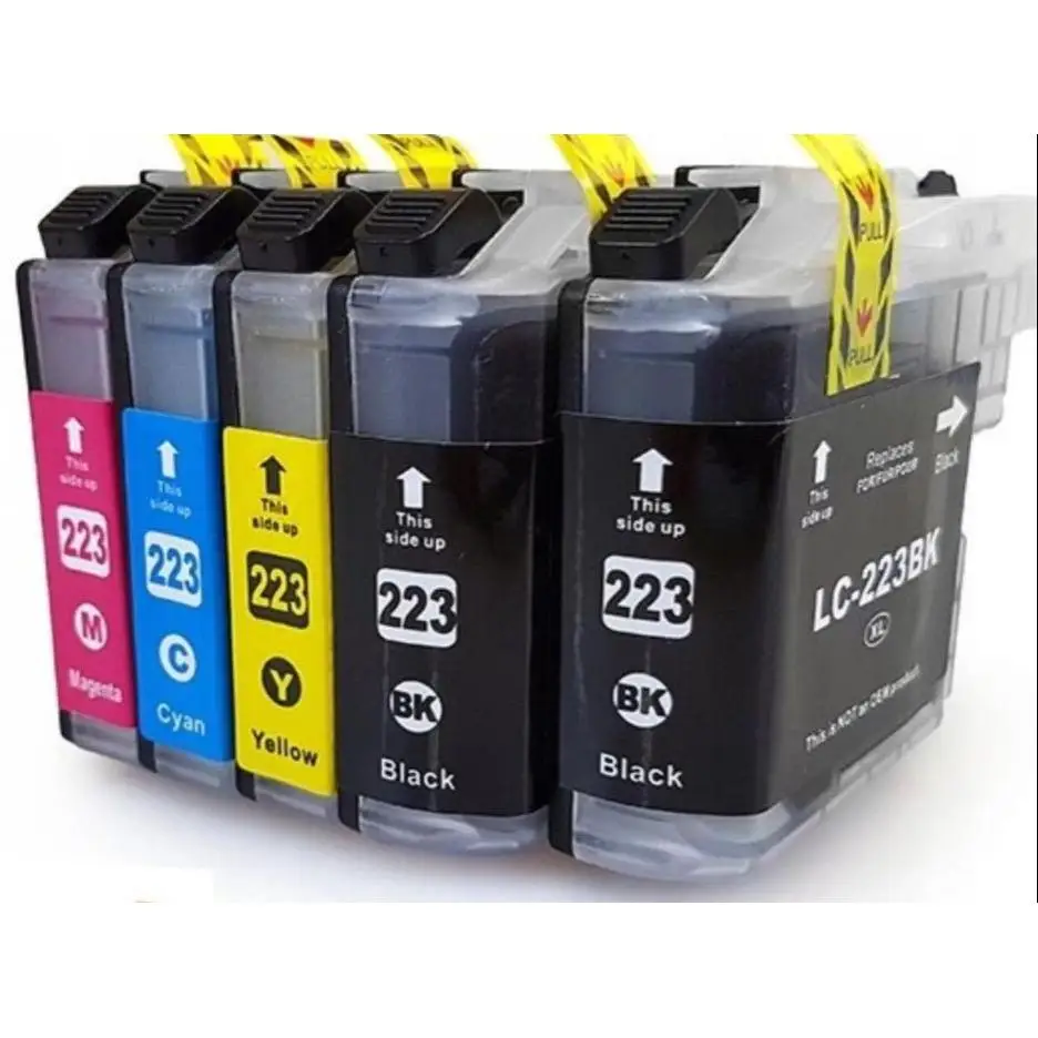 5 Tintas para Brother LC223 MFC-J4420DW J4620DW J680DW J880 DCP-J4120DW J562DW