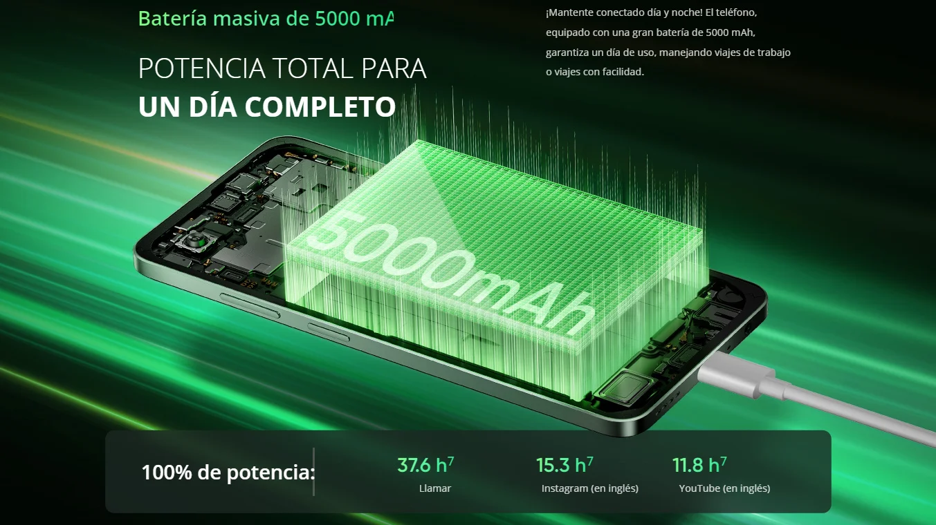 Teléfono – realme 14X, Versión europea, 8GB+256GB, Pantalla de confort ocular de 120 Hz, MediaTek Dimensity 6300 5G, Pantalla 6,67″ 120Hz, Cámara AI de 50MP, IP64, NFC 9