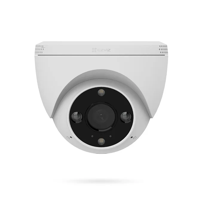 Cámara EZVIZ H4 2K Domo Wi-Fi para Exterior con Detección IA, Visión Nocturna a Color, Audio Mejorado, IP67, H.265 y Compatible con Google Assistant y Alexa
