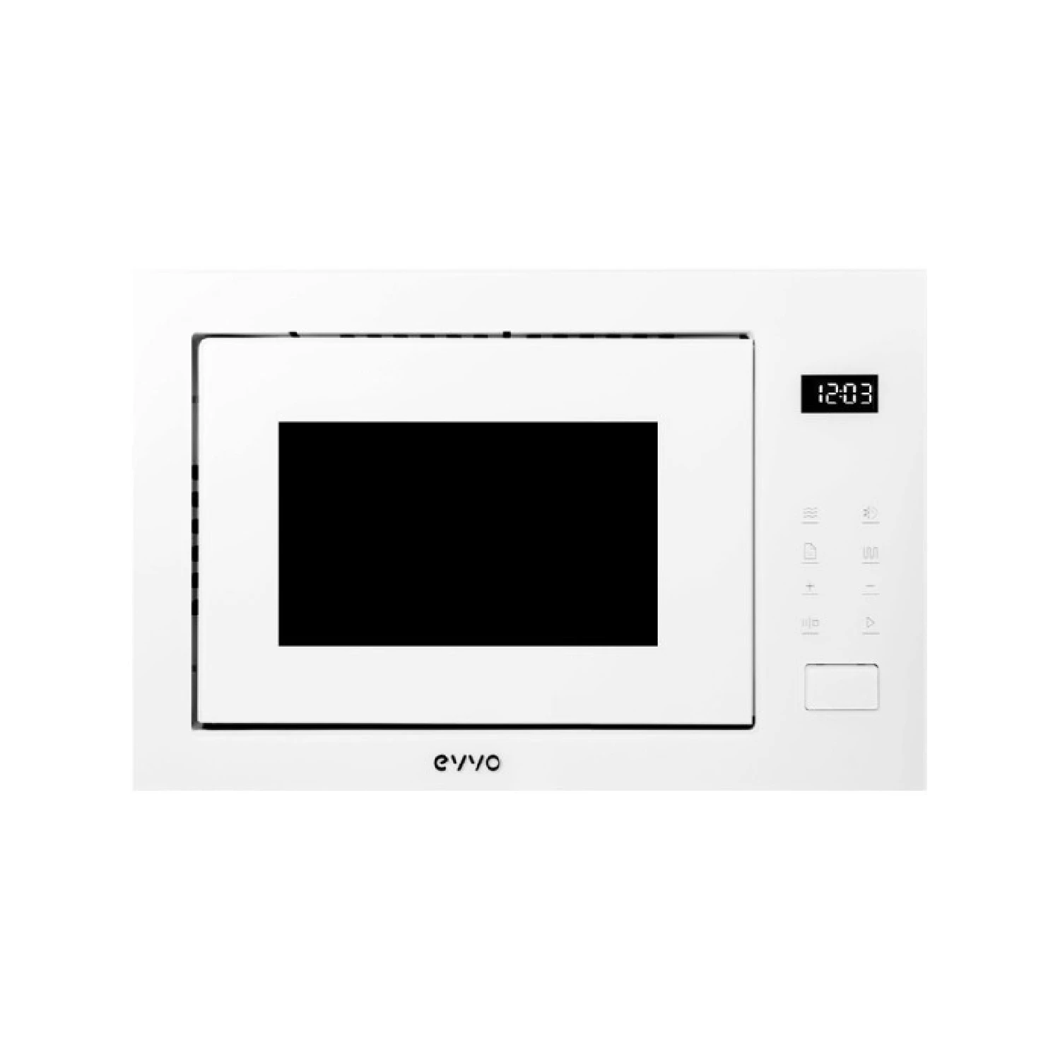 Evvo Microondas Integrable Mi45 Glass White, 25L, Grill 1200W, 8 Funciones, Multifunción, Temporizador 60 Min, Display Digital, Blanco , Leroy Merlin - Imagen 4